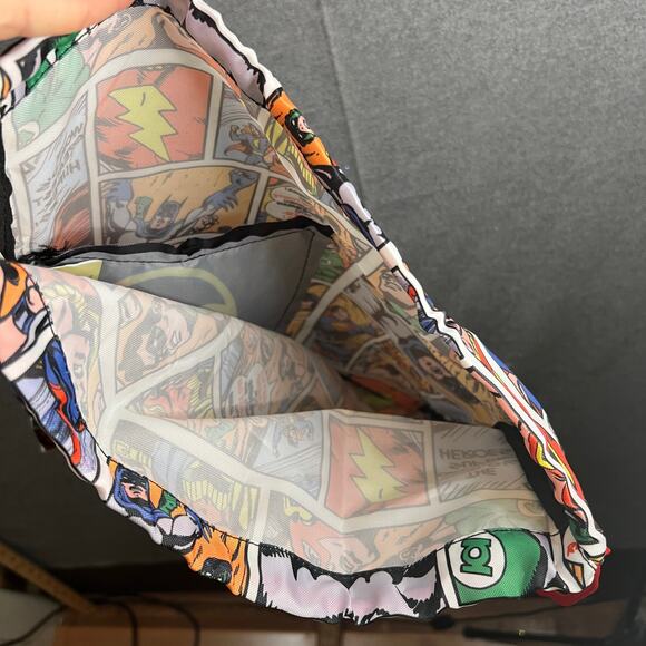 DC Comics Pull String Bag Backpack Multi Color - Picture 8 of 11